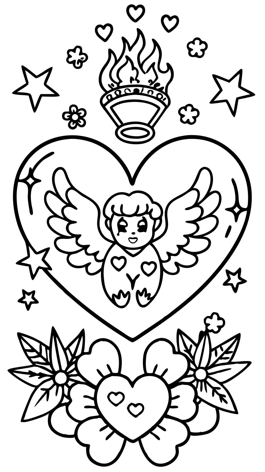 printable coloring pages valentines